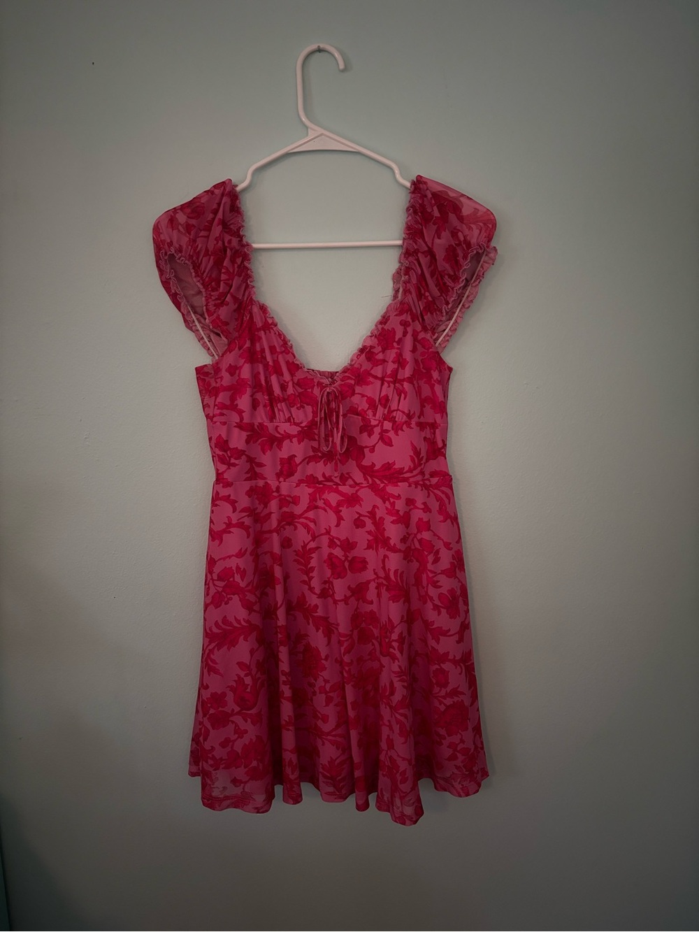 Pink Floral Dress